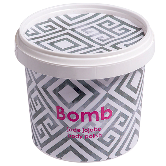 Bomb Cosmetics Jojoba - Jade Jojoba Telový peeling na báze masla 365 ml