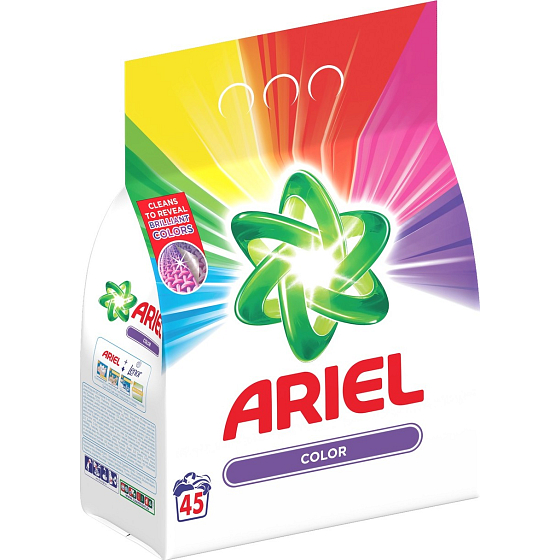 Ariel Color prací prášok na farebnú bielizeň 45 dávok 3,375 kg