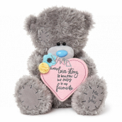 Medvedík Me to You s ružovým srdcom a nápisom 29 cm
