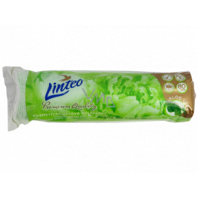 Linteo kozmetické vatové tampóny Premium Quality Aloe Vera 80 kusov