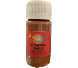 Art e Miss Metalická farba na textil 23 svetlohnedá 40 g