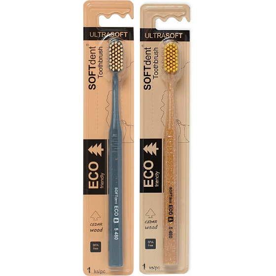 Soft Dent Eco Ultra Soft extra mäkký zubný kartáč 1 kus