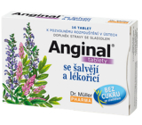 Dr. Müller Anginal tablety so šalviou a sladkým drievkom doplnok stravy 16 tabliet