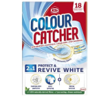 K2r Colour Catcher Stop Staining Pracie utierky na bielu bielizeň a biele oživenie 18 kusov