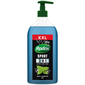 Radox Sport 3v1 sprchový gél pre mužov 750 ml