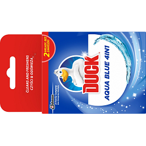 Duck WC Aqua Blue Efekt modrej vody náhradné náplne do závesu, 2× 40 g