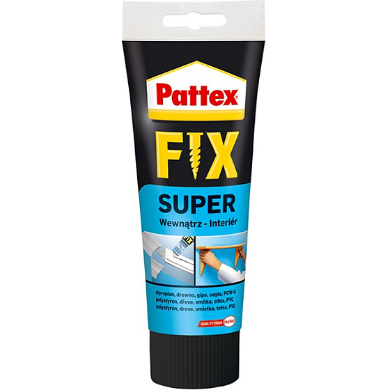 PATTEX Fix Super PL50 univerzálne montážne lepidlo, biele, tuba 250 g