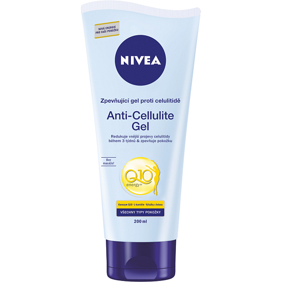 Nivea Q10 Plus Anti-Cellulite Gel-Cream zpevňující gel proti celulitidě, 200 ml