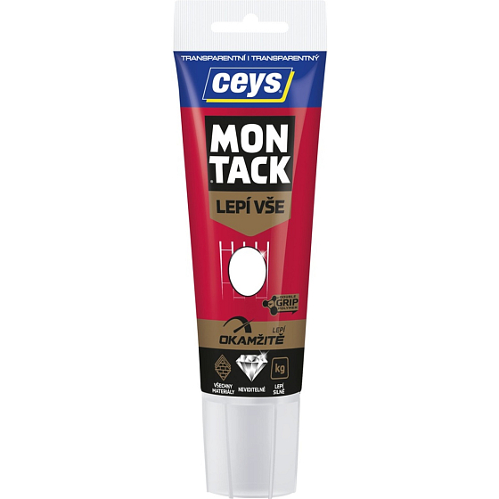 Ceys Montack lepí všetko neviditeľne montážne lepidlo, 135 g