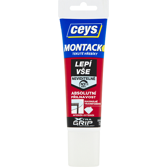 Ceys Montack lepidlo na všetko neviditeľne montážne lepidlo, 135 g