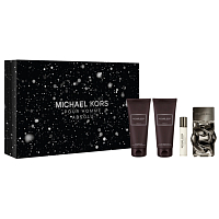 Michael Kors pour Homme Absolu parfémovaná voda 100 ml + balzám po holení 100 ml + sprchový gel 100 ml + cestovný sprej 10 ml, darčeková sada pre mužov