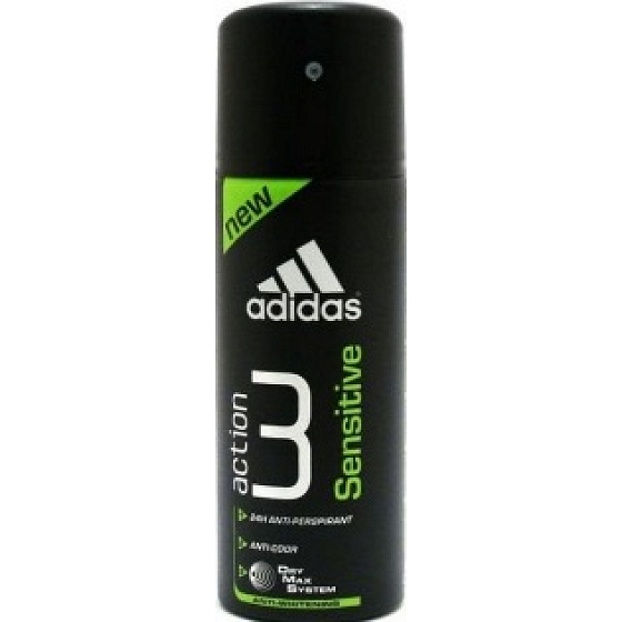 Adidas Action 3 Sensitive antiperspirant deodorant sprej pre mužov 150 ml