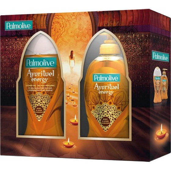 Palmolive Rituál plný energie sprchový gél 250 ml + tekuté mydlo 250 ml, kozmetická sada
