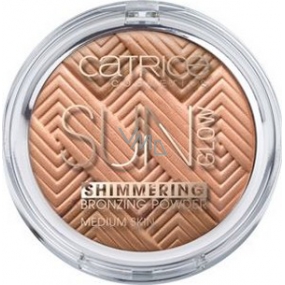 Catrice Sun Glow Shimmering Powder trblietavý púder 010 Shimmering Bronze 9 g