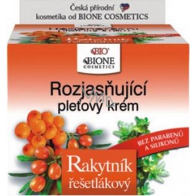 Bion Cosmetics Rakytník rešetliakový rozjasňujúci pleťový krém pre normálnu, suchú a citlivú pleť 51 ml