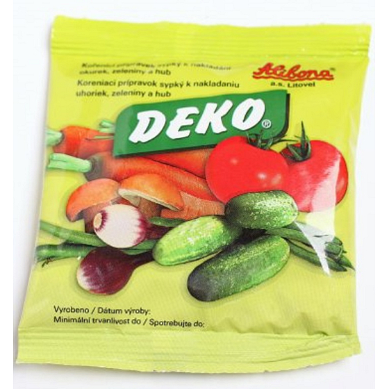 Deko koreninový prípravok sypký na nakladanie uhorky, zeleniny a húb 100 g