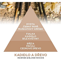 Millefiori Milano Natural Incense & Blond Woods - Kadidlo a Svetlá dreva Náplň difuzéra pre vonná steblá 250 ml