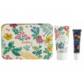 Heathcote & Ivory Twilight Garden krém na ruky 50 ml + balzam na pery 10 ml + plechová krabička, kozmetická sada