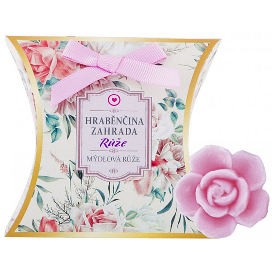 NeoCos Countess's Garden Rose darčekové toaletné mydlo v tvare ruže 30 g