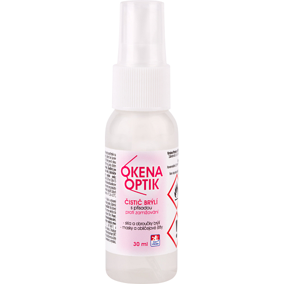 Hlubna Okena Optik čistič okuliarov proti zahmlievaniu, 30 ml