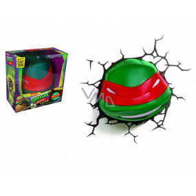 TMNT Ninja Turtles Raphael maska 3D LED Light, odporúčaný vek 5+