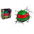 TMNT Ninja Turtles Raphael maska 3D LED Light, odporúčaný vek 5+