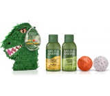 Baylis & Harding Dinosaurus pena do kúpeľa 100 ml + šampón na vlasy 30 ml + šumivá bomba do kúpeľa 2 x 20 g, kozmetická sada pre deti