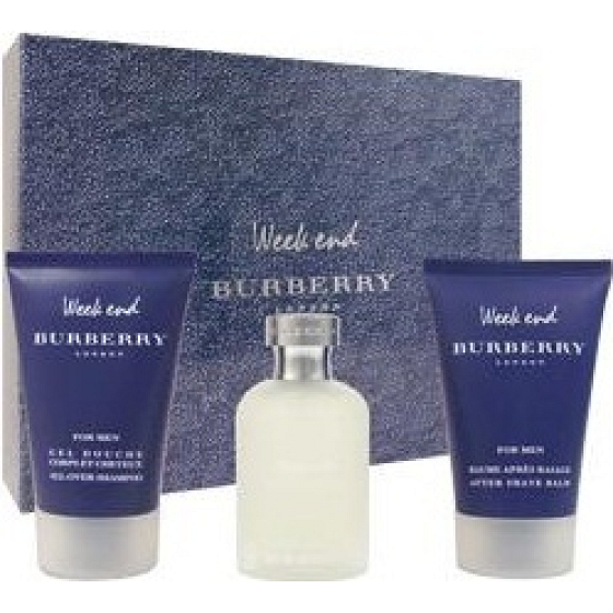 Burberry Burberry Weekend for Men toaletná voda 50 ml + balzam po holení 100 ml + sprchový gél 100 ml, darčeková sada