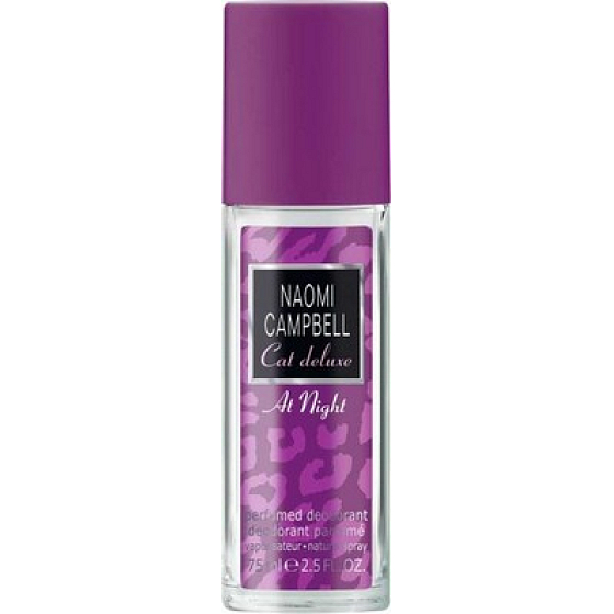 Naomi Campbell Cat Deluxe At Night parfumovaný dezodorant sklo pre ženy 75 ml