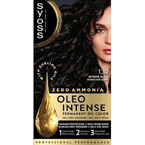 Syoss Oleo Intense olejová farba na vlasy 1-10 Intenzívne čierny