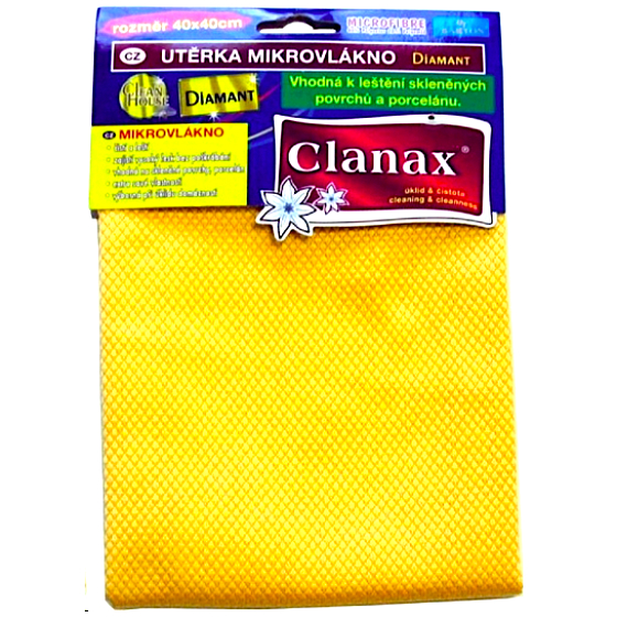 Clanax Diamant utierka mikrovlákno 40 x 40 cm 1 kus