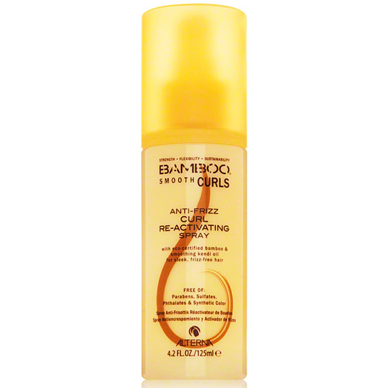Alterna Bamboo Smooth Anti-Frizz Curls Curl Reactivating Spray sprej pre aktiváciu vĺn 125 ml