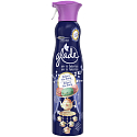 Glade Velvet Tea Party Air & Fabrics osviežovač vzduchu sprej 275 ml + vonná sviečka v skle doba horenia až 30 hodín 120 g, darčeková sada