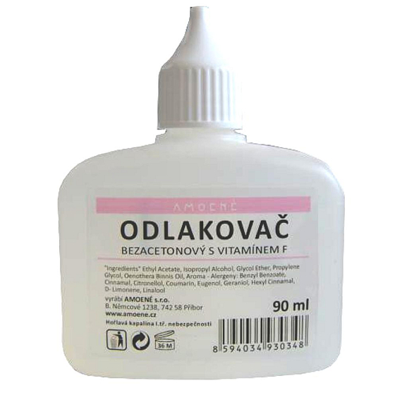 Amoena Trnka a vitamín F odlakovač na nechty 90 ml
