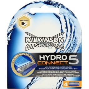 Wilkinson Hydro Connect 5 náhradné hlavice 4 kusy