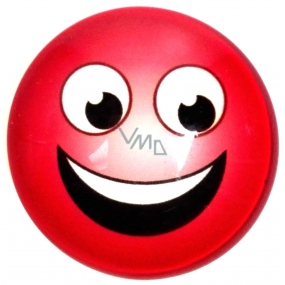Nekupto Magnet Emoji Smajlík koliesko červené 4 cm