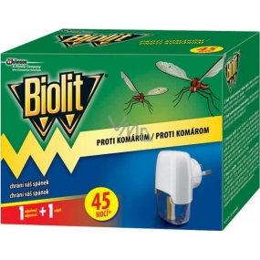 Biolit Proti komárom elektrický odparovač s tekutou náplňou 45 nocí prístroj + náplň 27 ml