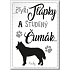 Nekupto Pets magnet Husky 66 x 90 x 2 mm