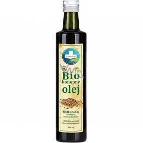 Annabis 100% Bio konopný olej, omega 3-6 vhodný do studenej kuchyne 500 ml