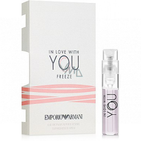 Giorgio Armani Emporio In Love with You Freeze toaletná voda pre ženy s rozprašovačom 1,2 ml, vialka