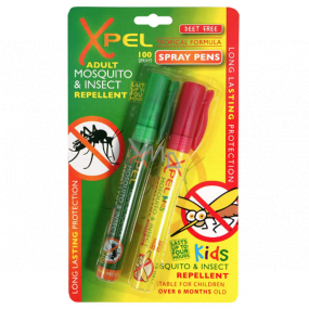 Xpel Kids repelent v pere proti komárom a hmyzu pre deti 2 x 10 ml