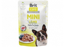 Brit Care Mini Lamb Fillets In Gravy kompletné superprémiové krmivo pre dospelé psy mini plemien kapsička 85 g