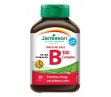Jamieson B-komplex s postupným uvoľňovaním 100 mg doplnok stravy 60 kapslí