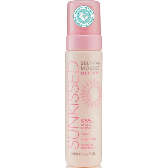 Sunkissed Self Tan Mousse samoopaľovacie pena Medium 200 ml