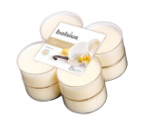 Bolsius Aromatic 2.0 Vanilla - Vanilka maxi vonné čajové svíčky 8 kusů, doba hoření 8 hodin 