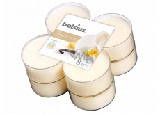 Bolsius Aromatic 2.0 Vanilka - Vanilkové maxi vonné čajové sviečky 8 kusov, doba horenia 8 hodín