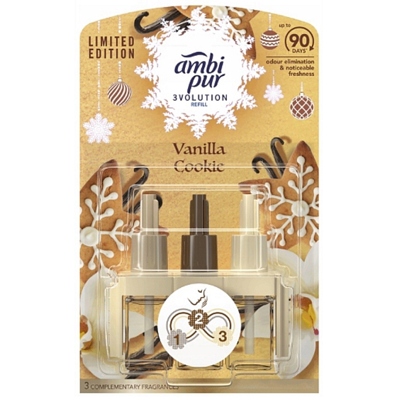 Ambi Pur 3 Volution Vanilla Cookie - náplň do elektrického osviežovača Vanilla Cookie 20 ml