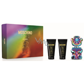 Moschino Toy 2 Pearl parfumovaná voda pre ženy 50 ml + telové mlieko 50 ml + sprchový gél 50 ml, darčeková sada unisex