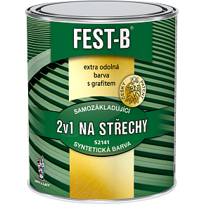 FEST-B S2141, antikorózny náter na železo, 0280 hnedý, 800 g