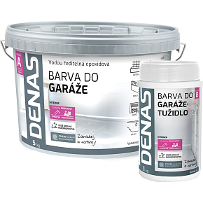 DENAS DO GARÁŽE farba pre zaťažované povrchy a podlahy z betónu, Ral 7040 šedá, 5 kg + 1 kg tužidlo